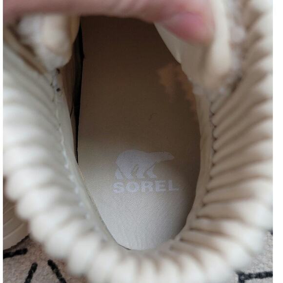 SOREL Brex Cozy Waterproof Boot in Nova Sand/Sea Salt, sz 10 - Picture 8 of 16